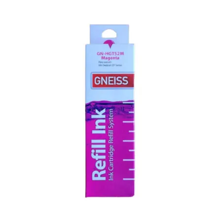 Botella De Tinta Alternativa Gneiss Hp T52 Magenta