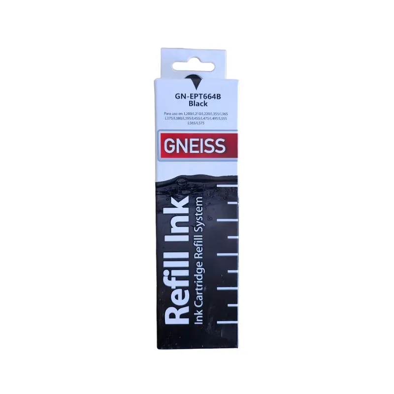 Botella De Tinta Alternativa Gneiss Epson T664 Black