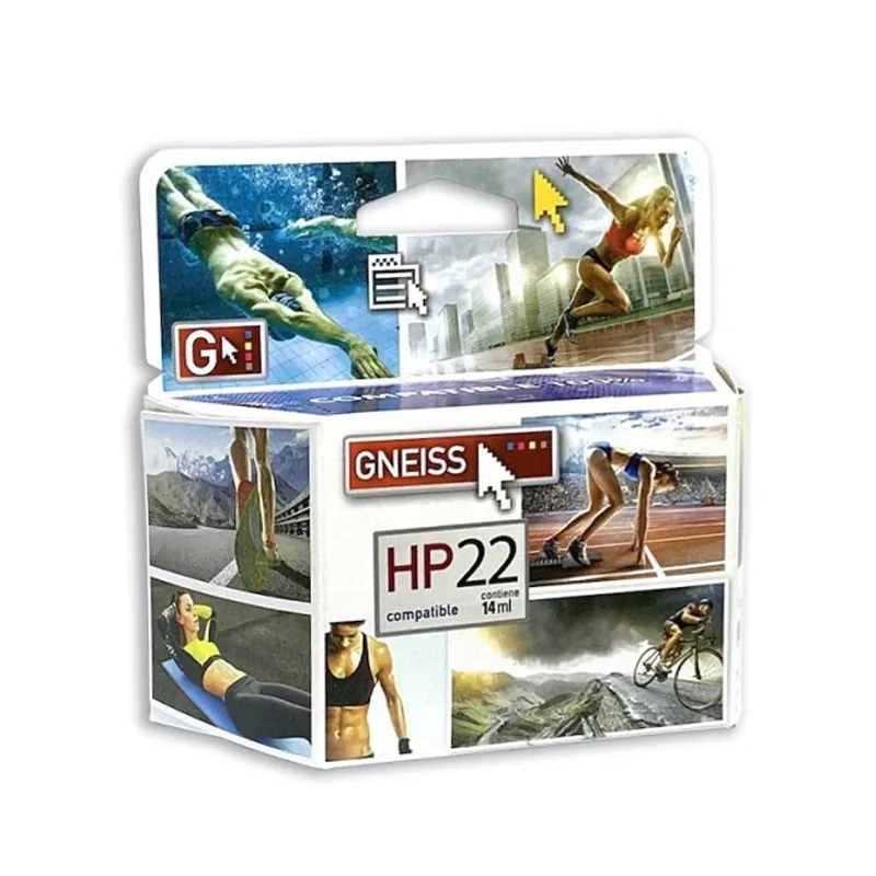 Cartucho Alternativo Gneiss Hp 22xl Color