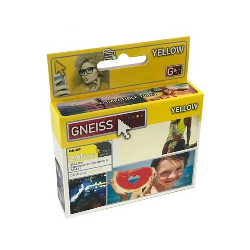 Cartucho Alternativo Gneiss Epson 296xl Yellow