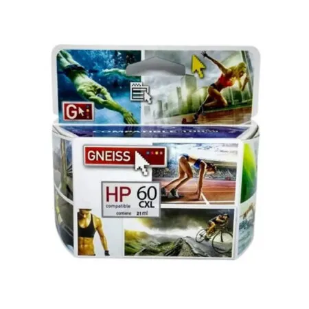 Cartucho Alternativo Gneiss Hp 60xl Tricolor