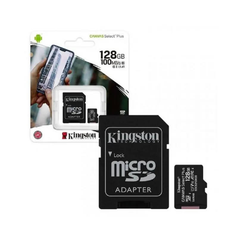 Memoria Micro SD Kingston Canvas Select Plus 128gb