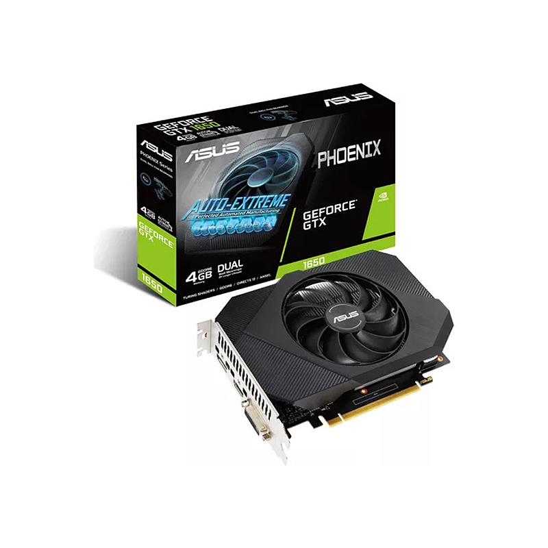 Placa De Video Nvidia Asus Geforce GTX 1650 Phoenix 4GB GDDR6