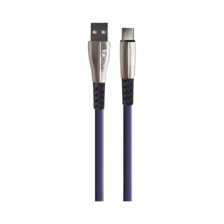 Cable USB a Micro USB Foxbox Flat Azul 1M
