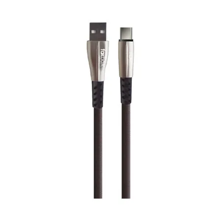 Cable USB a Micro USB Foxbox Flat Negro 1M