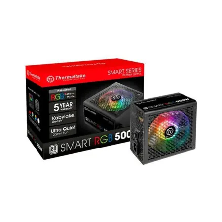 Fuente Thermaltake Smart 500W 80 Plus White RGB