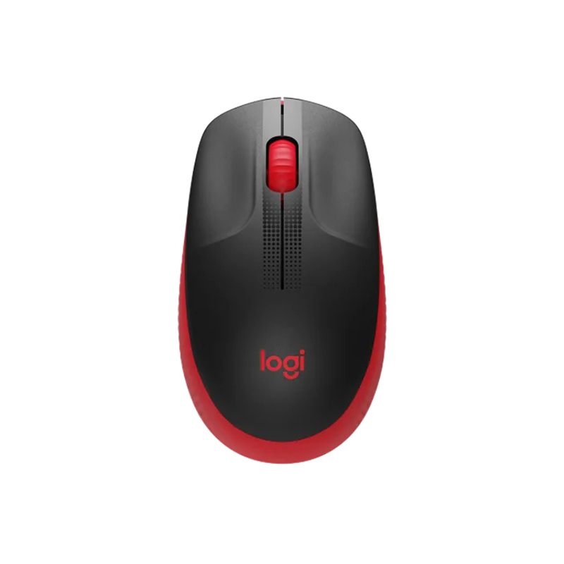 Mouse Inalambrico Logitech M190 Rojo