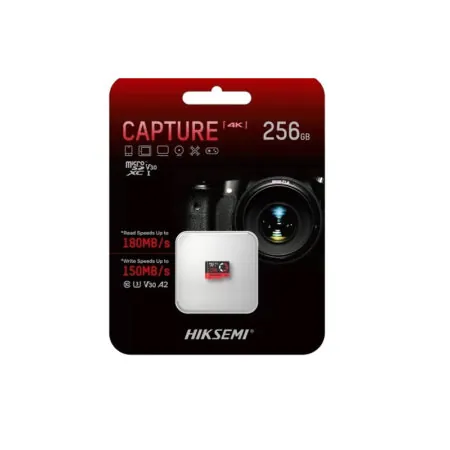 Memoria Micro SD Hiksemi Capture 4K 256GB