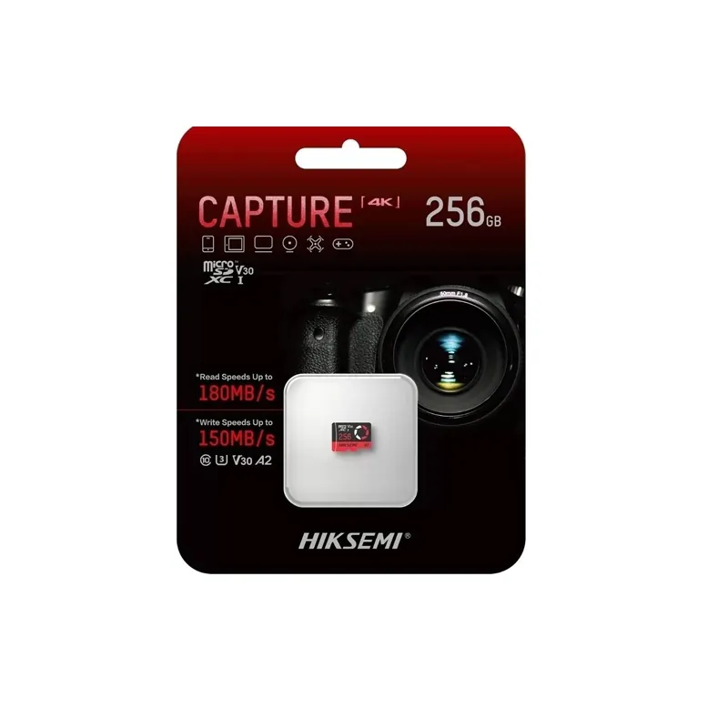Memoria Micro SD Hiksemi Capture 4K 256GB