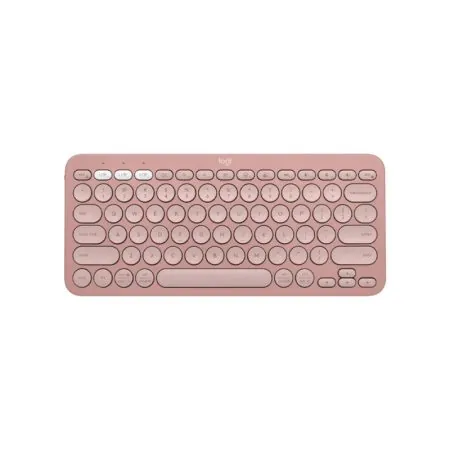 Teclado Bluetooth Logitech K380S Pebble Rosa