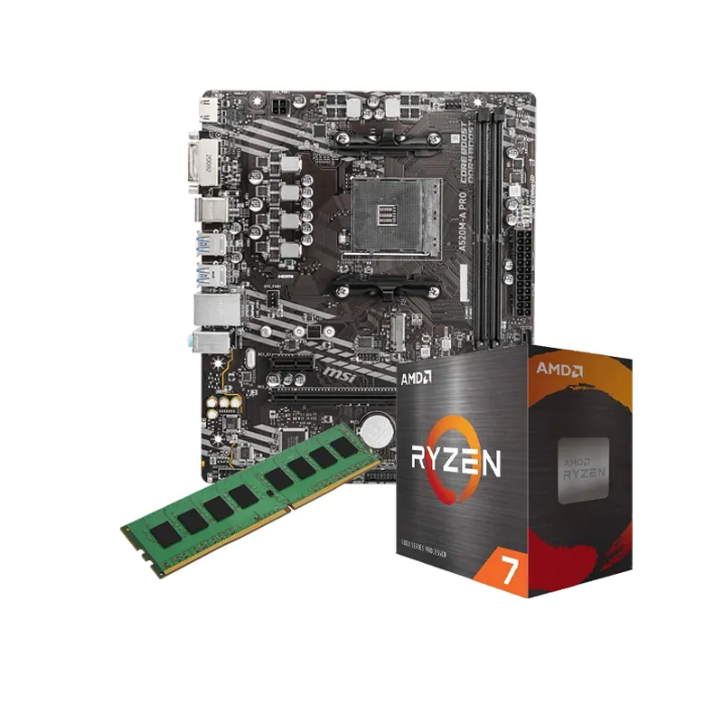 Combo Actualización AMD Ryzen 7 5700G + A520 + 16GB RAM
