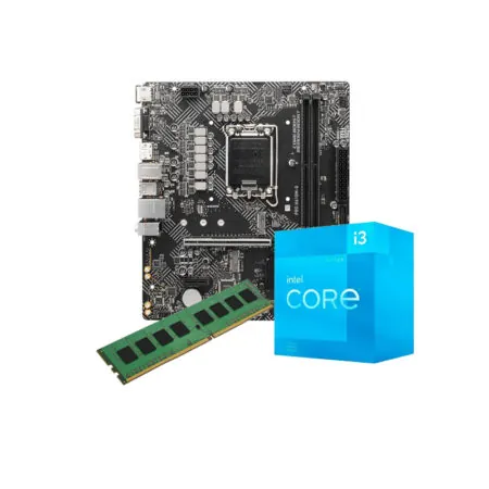 Combo Actualización Intel I3-12100 + H610 + 8GB RAM