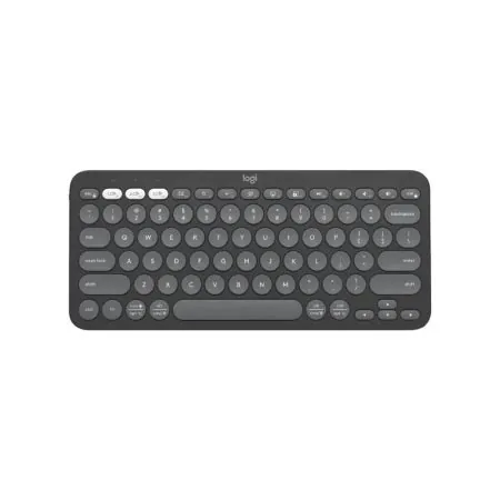 Teclado Bluetooth Logitech K380S Pebble Grafito