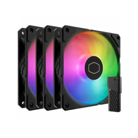 Cooler Coolermaster Sickleflow EDGE 120 3 IN 1 ARGB Negro