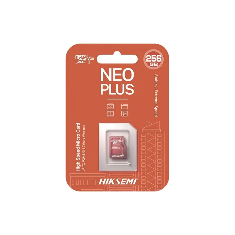 Memoria Micro SD Hiksemi Neo Plus 256GB Videovigilancia
