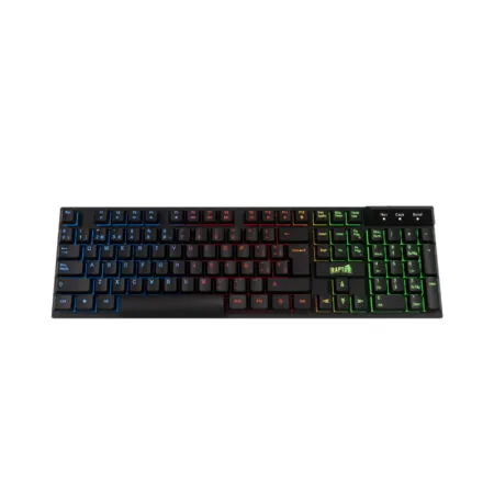 Teclado USB Raptor Fireclaw Retroiluminado Membrana