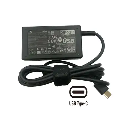 Cargador Original Para Notebook HP 20V 3.25A 65W Tipo C