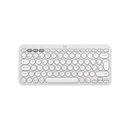 Teclado Bluetooth Logitech K380S Pebble Blanco
