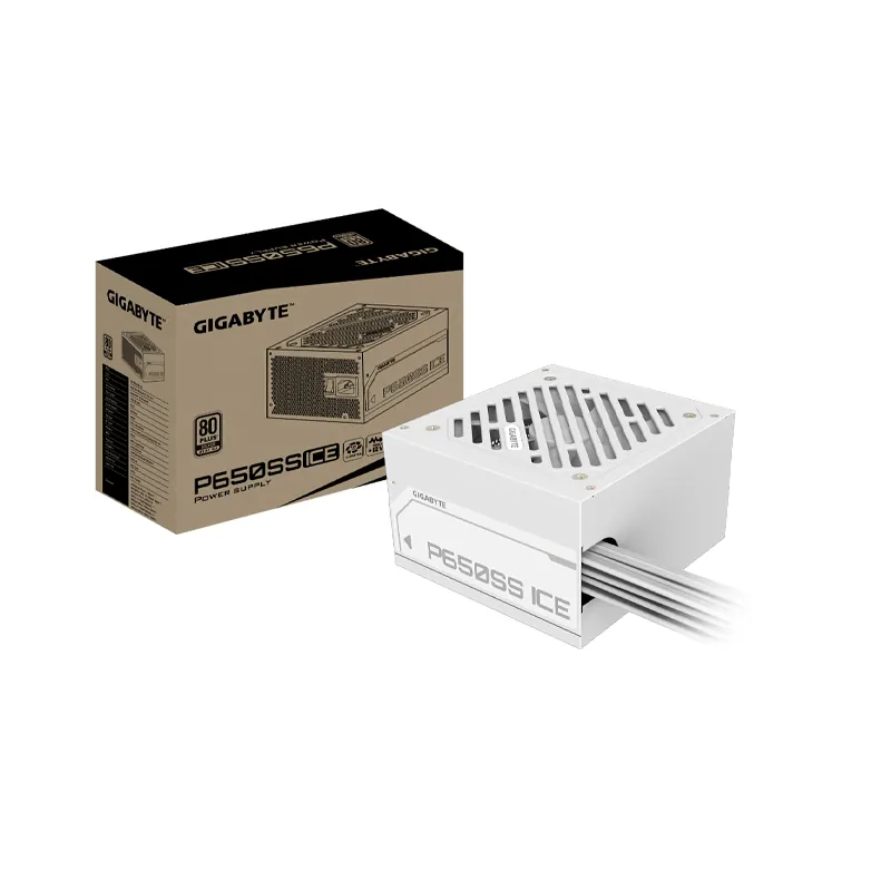 Fuente Gigabyte P650SS Ice 650W 80 Plus Silver White