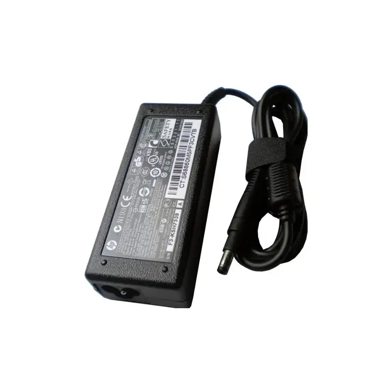 Cargador Original Para Notebook HP 19.5V 3.33A 65W 4.8X1.7 Pin Negro