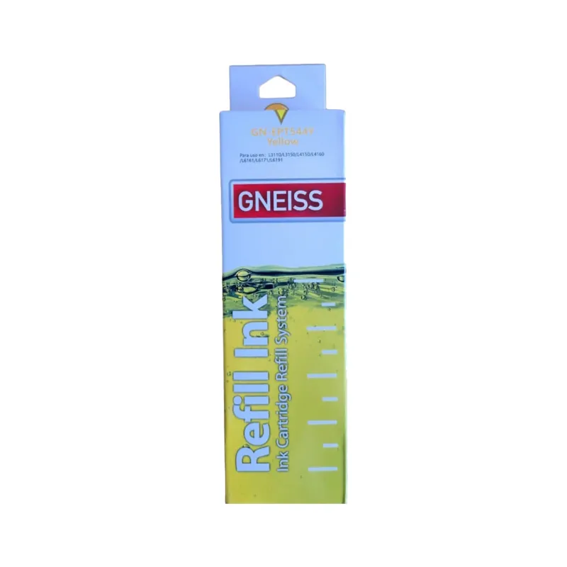 Botella De Tinta Alternativa Gneiss Epson T544 Amarillo
