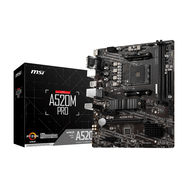Motherboard AM4 Msi A520M Pro