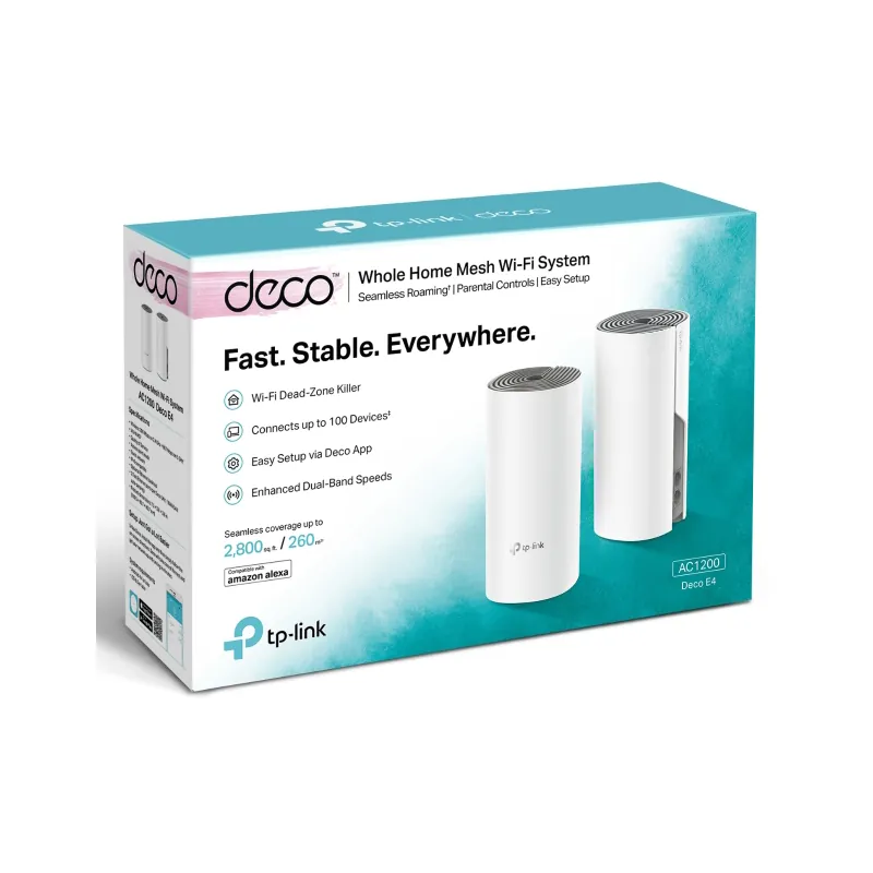 Deco E4 Pack De 2 Mesh Tp-Link AC1200 - Imagen 2