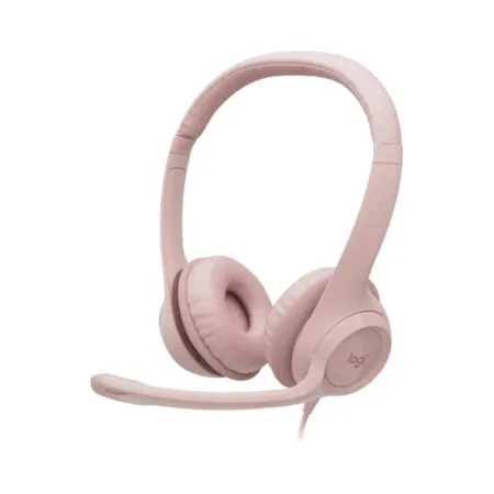 Auriculares Logitech H390 Rosa