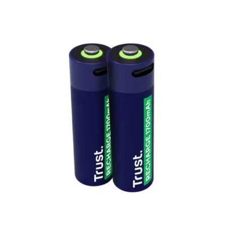 Pilas Recargables AA USB C Trust X2
