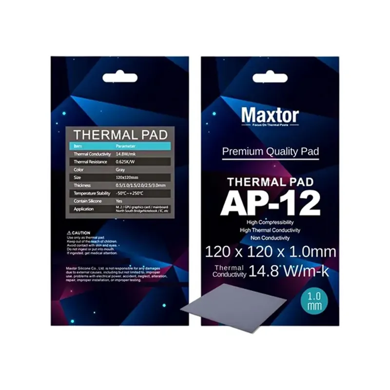Pad Térmico Maxtor AP-12 120X20X1MM 14.8 W/MK