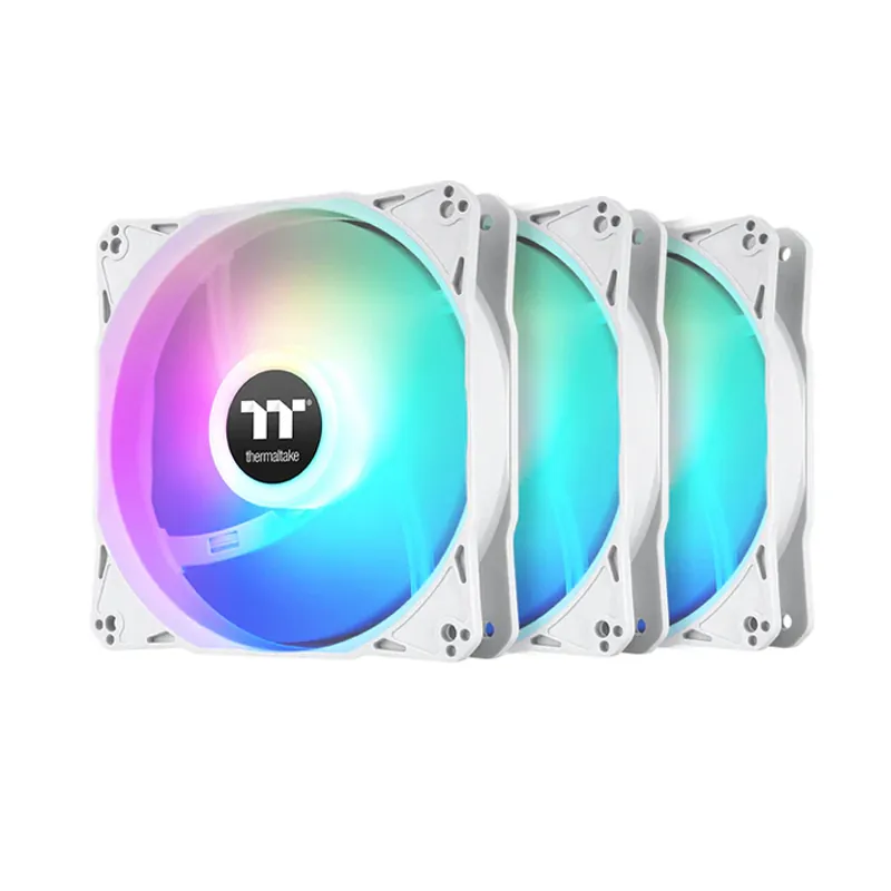 Cooler Thermaltake LE120 ARGB Blanco Pack x3
