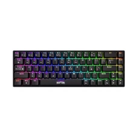 Teclado Inalámbrico Raptor Fireclaw M68 Mecánico Retroiluminado