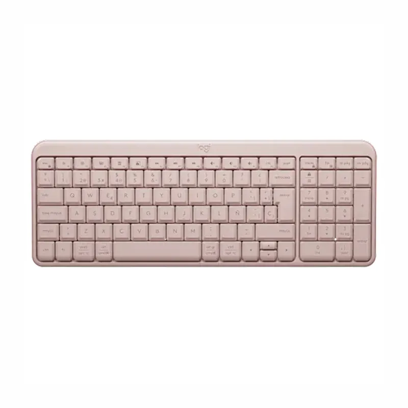 Teclado Bluetooth Logitech K250 Rosa