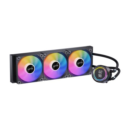 Water Cooling Raptor Aqua Pro 360 Display 3 Coolers 360MM Black