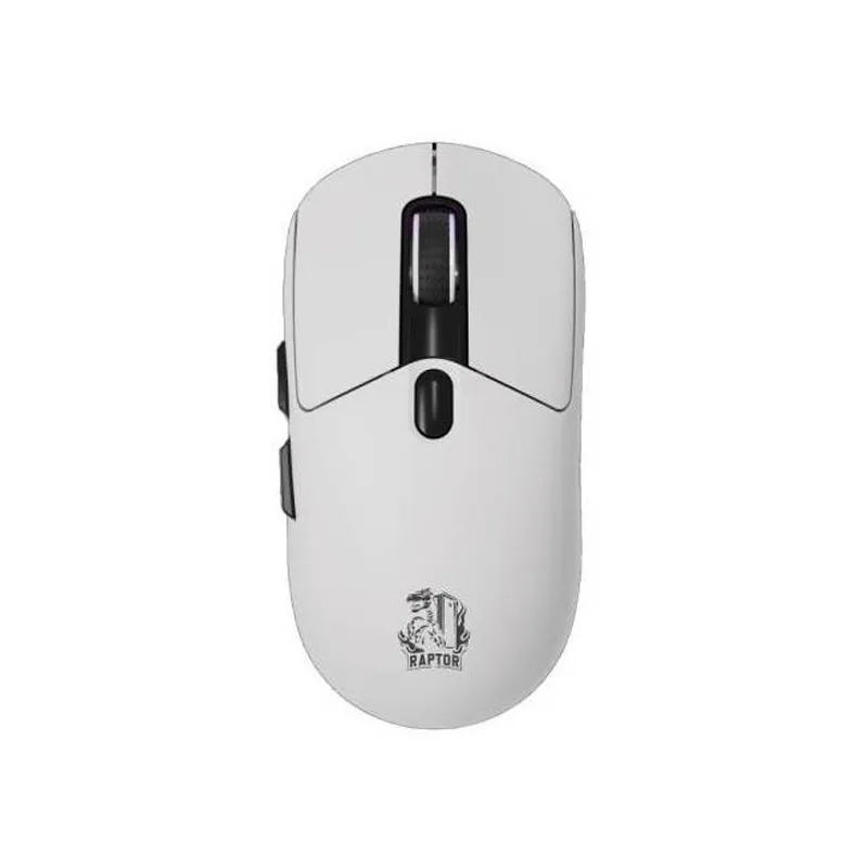 Mouse Inalámbrico Raptor Storm Grip 7 Botones RGB White