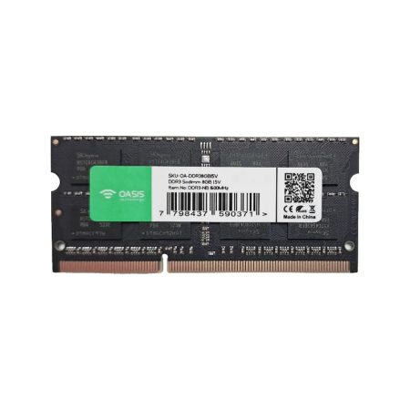 Memoria Ram Sodimm DDR3 Oasis 8GB 1600 1.5V Bulk