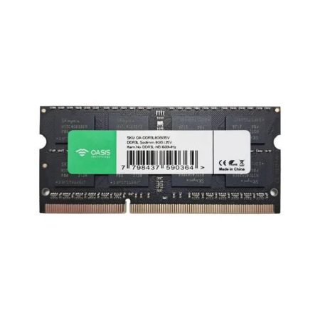 Memoria Ram Sodimm DDR3L Oasis 8GB 1600 1.35V Bulk