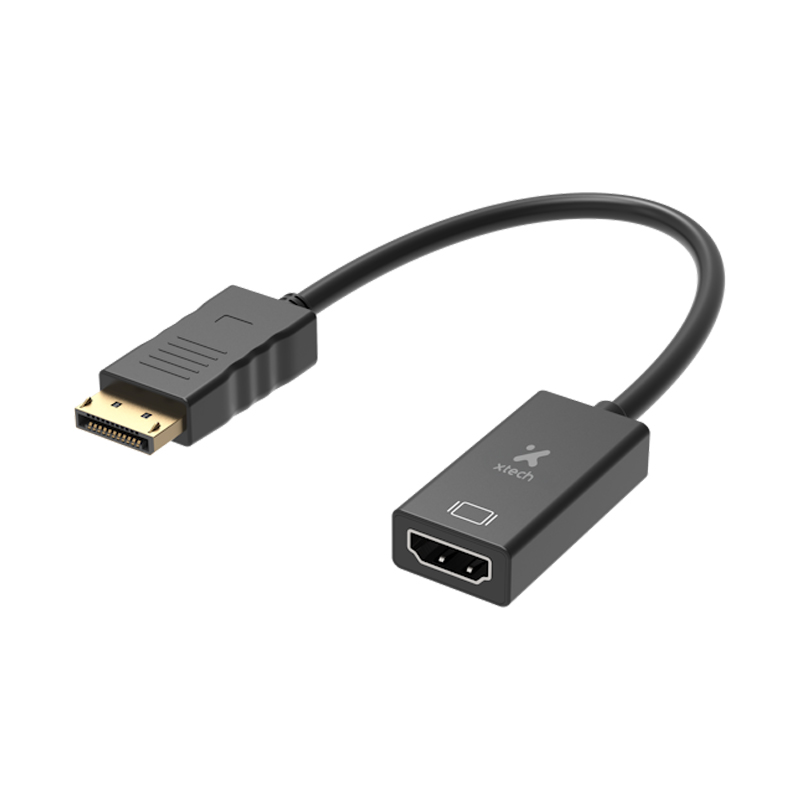 Adaptador Xtech XTC-378 Display Port Macho A HDMI Hembra