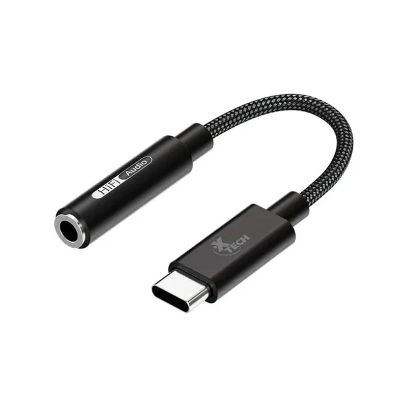 Adaptador Xtech XTC-509 USB C Macho A 3.5MM Auricular