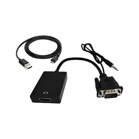 Conversor VGA A HDMI + Audio Netmak NM-C63